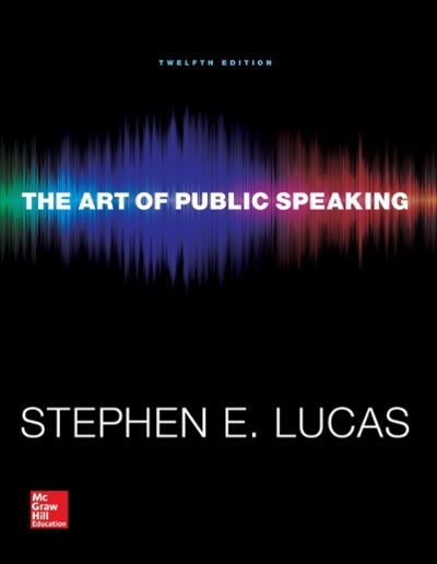 Connect Access Card for The Art of Public Speaking 12th edition 9780077797553 0077797558