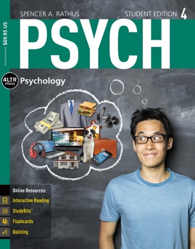 PSYCH (with Online, 1 term (6 months) Printed Access Card) 4th edition 9781305091924 1305091922
