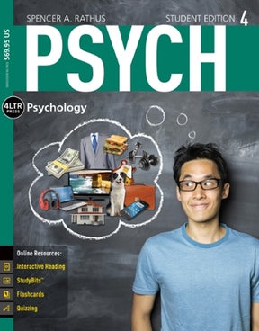 Textbook Solutions for PSYCH (with Online, 1 term (6 months) Printed Access Card)